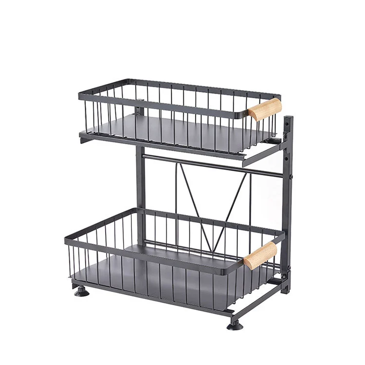 Organizator metalic de tacâmuri pentru dulap